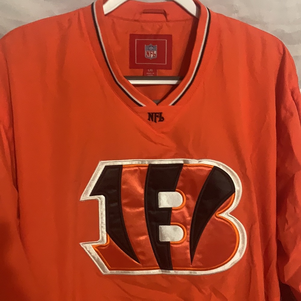CINCINNATI BENGALS NFL Pullover w/Pockets, Size L NWT MAKE AN OFFER!!!